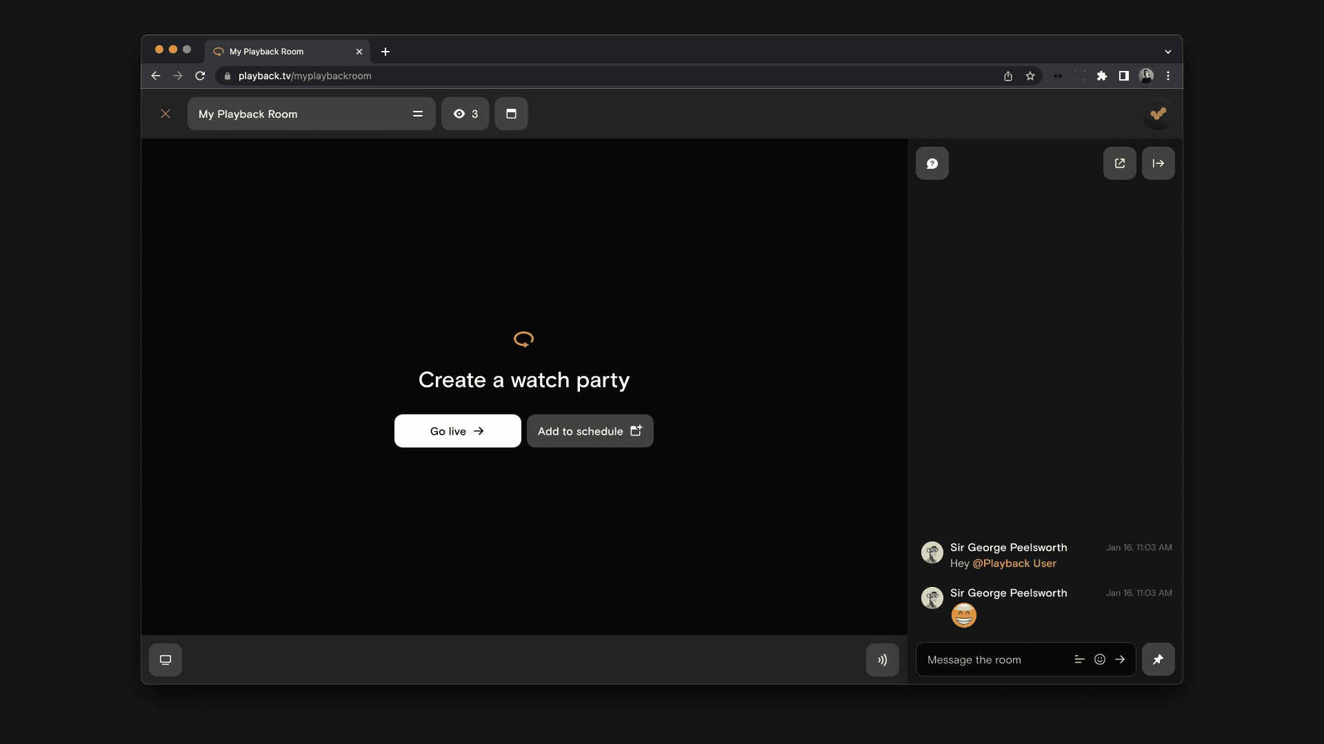 Create an event